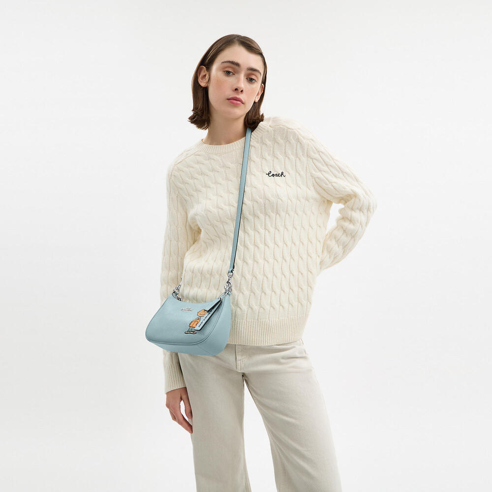 Coach X Peanuts Teri Shoulder Bag With Franklin
